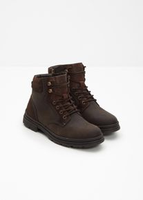 Boots lacées en cuir Camel Active - marron - taille 43 - Cuir nubuck - bonprix