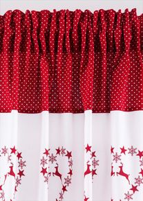 Panneau &agrave; imprim&eacute; c&oelig;ur (1 pce.) - blanc - taille 225x110 cm avec coton - bonprix