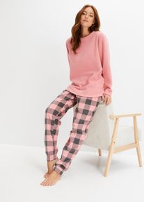Pyjama en polaire - rose - taille 58/60 (3XL) - polaire - bonprix