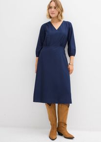 Robe 100% coton - bleu - taille 46 - 100% coton - bonprix