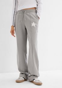Pantalon en molleton 100% coton - gris - taille 38/40 (S) - 100% coton - bonprix