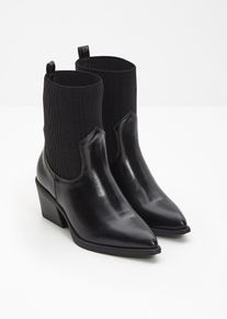 Bottines santiag - noir - taille 38 - bonprix