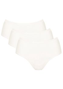 bonprix Női sloggi Go Daily Cotton midi női alsó (3 db-os csomag), fehér, S