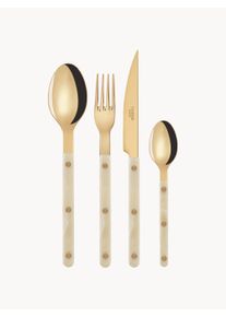 Sabre Paris Bestiksæt Bistrot i rustfrit stål, fås i forskellige størrelser Beige, Guld Rustfrit stål 1 person (sæt af 4)