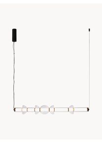 Maytoni Candeeiro suspenso LED grande Cosmo Preto Vidro, Metal L 98 x Alt 16 cm