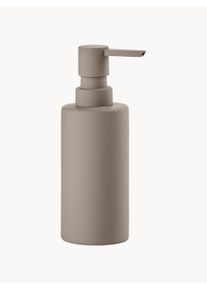 Zone Denmark Dozownik do mydła z porcelany Solo Beżowy Ø 6 x W 18 cm