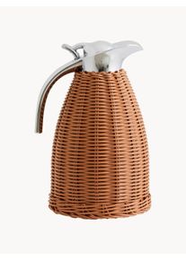 Nordal Termokande i rustfrit stål Tincan, 1,4 L Brun Rustfrit stål, Rattan 1,4 L