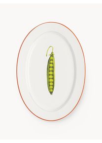 &k Amsterdam Serveringsfad Pea af Fine Bone China Hvid Fint benporcelæn B 30 x D 21 cm