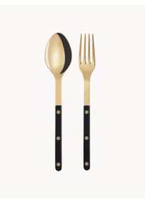 Sabre Paris Salatserver i rustfrit stål Bistrot Sort, Guld Rustfrit stål L 26 cm