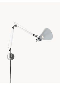 Artemide Kinkiet regulowany Tolomeo Micro Czarny, Biały S 49 x W 41 cm