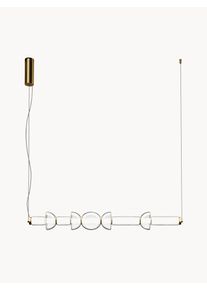 Maytoni Candeeiro suspenso LED grande Cosmo Dourado Vidro, Metal L 98 x Alt 16 cm
