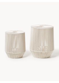 Koše na bielizeň Gabe, 2 ks Béžová Umelé vlákno Súprava s rôznymi veľkosťami | Westwing Collection