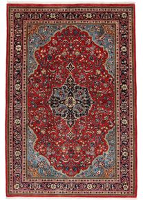 Sarouk Tæppe 140x210 (Iran) Håndknyttet
