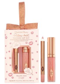 Charlotte Tilbury - PILLOW TALK MINI GLOSSY LIPS DUO - PILLOW TALK FAIR - Brilho labial