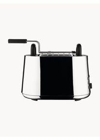 Alessi Toaster Toru Black, Silver High-grade steel B 32 x D 19 cm