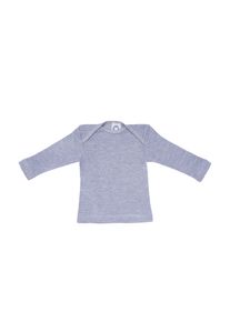 Cosilana Baby Schlupfhemd (Langarm) aus Baumwolle Wolle Seide - 62 / 68 08 Blau