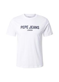 Pepe Jeans Koszulka 'DONNY' dla mężczyzn ciemny niebieski / biały Rozmiar S