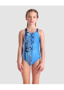 arena Swimsuit - Girls - navy multi-navy-navy - Size: 6-7 - Girls' Swimsuit arena Palette