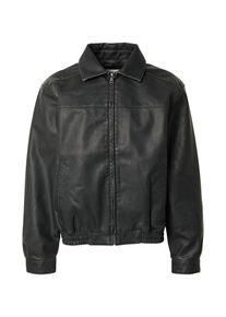 Hollister Casaco meia-estação em preto Tamanho M Simples