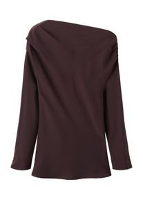 Mango Kvinnor Blus 'URUS' brun Storlek S