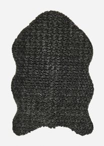 Tv&auml;ttbar f&auml;ll i fuskskinn - gr&aring; - storlek 75x105 cm - bonprix