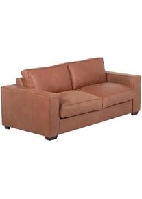 Mid.you Schlafsofa , Cognac , Leder , Echtleder , Anilinleder , Buche , 203x85x99 cm , Made in Eu , Lederauswahl, Stoffauswahl, Bettfunktion erhältlich, Rücken echt , Babymöbel & Kindermöbel, Kinderzimmer & Jugendzimmer, Schlafsofas
