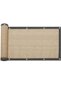 Mobili Rebecca Windschutzscheibe Beige 10000/1/200 cm , Kunststoff , Rechteckig , 1000x200 cm , Sonnenschutz, Sichtschutz