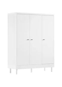 Mid.you Drehtürenschrank , Weiß , Holz , Buche , massiv , 6 Fächer , 145.8x190x55 cm , Schlafzimmer, Komplette Schlafzimmer und Serien, Schlafzimmerserien