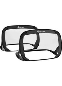TecTake Fussballtor 2er Set Pop-up,inklusive Heringe und Tragetasche,schwarz , Schwarz , Textil , 80x118 cm , Ce , Freizeit & Co, Sport & Fitness
