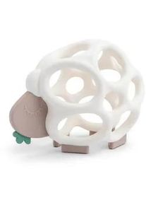 Greifling , Weiß, Sandfarben , Kunststoff , 8.0x10.0x13.0 cm , Spielzeug, Babyspielzeug, Greiflinge & Rasseln