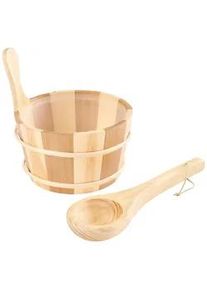 Saunazubehör , Hellbraun , Holz , 26 cm , Freizeit & Co, Wellness & Gesundheit, Sauna