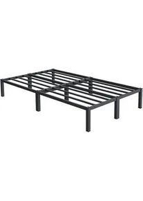 ML-Design Metallbett 120/200cm , Anthrazit , Metall , Rechteckig , 120x200 cm , Schlafzimmer, Betten, Metallbetten