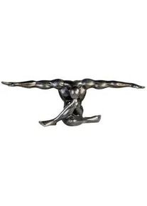 Skulptur , Silberfarben , Kunststoff , 61x20x19 cm , Dekoration, Dekofiguren & Skulpturen, Skulpturen