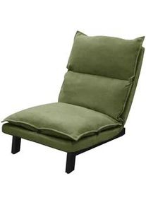 ML-Design Bodenstuhl Grün , Textil , 59x73.5x96 cm , Wohnzimmer, Sessel, Relaxliegen