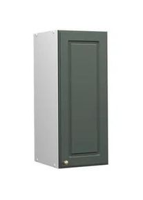 VICCO Badschrank Fame-Line Grün-Gold Landhaus 30 x 72 cm , Grün, Weiß , Holzwerkstoff , Rechteckig , 30x72x34.1 cm , Badezimmer, Badezimmerschränke, Hängeschränke
