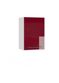 VICCO Badschrank Fame-Line Bordeaux Hochglanz 50 x 72 cm , Bordeaux, Weiß , Holzwerkstoff , Rechteckig , 50x72x34.1 cm , Badezimmer, Badezimmerschränke, Hängeschränke