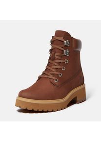 Timberland, Damen, Schn&uuml;rboots &raquo;CARNABY COOL MID LACE UP BOOT&laquo; Winterstiefel, Schn&uuml;rstiefel, Winterschuhe, MEDIUM BROWN NUBUCK, 37,5, MEDIUM BROWN 
