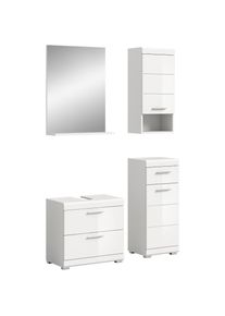 Inosign , Badmöbel-Set »Siena, 4 teilig, bestehend aus:« Set, TOPSELLER!, 3 Stk. tlg. Waschbeckenunterschrank, Spiegel, Unterschrank, Hängeschrank...