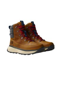 The North Face, Damen, Winterstiefel &raquo;M BERGEN LEATHER WP&laquo; Winterschuhe, Winterboots, Snowboots, wasserdicht, TIMBER TAN/TNF RED, 45, TIMBER TAN/TNF 