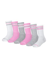 Converse , Kinder,Juegendliche , Sportsocken »CHN BASIC WORDMARK CREW 6PK« 6 Stk. tlg. für Kinder , Converse PINK , 38/40 (11) , 38/40 (11) , K 6er...