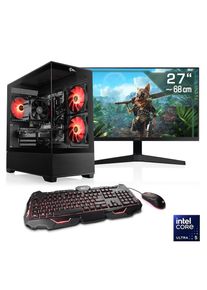 CSL , Gaming-PC-Komplettsystem »AeroVision V24449« 27 ′′ Intel GeForce RTX 5070 32 GB RAM 1.000 GB SSD , schwarz , Inkl. 27 Zoll Full-HD Monitor,...