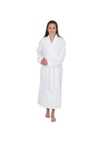 WEWO-Fashion Wewo fashion , Unisex-Bademantel »3002« 1 Stk. tlg., klassisch elegant , white , Obermaterial: 100% Baumwolle