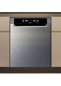 Bauknecht, Unterbaugeschirrsp&uuml;ler &raquo;BOU D641A X&laquo; 14 Ma&szlig;gedecke ActiveDry - automatisches T&uuml;r&ouml;ffnungssystem, silberfarben, Vollwasserschutz &ndash; 