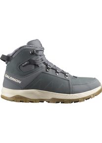 Salomon, Herren, Winterstiefel &raquo;OUTCHILL TS WP&laquo; Winterschuhe, Winterboots, Snowboots, wasserdicht, Turbulence/Rainy Day/Dark Navy, 47, Turbulence/