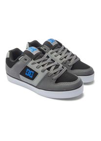 DC Shoes , Sneaker »Pure« , Black/Grey/Blue , 6(38) , 6(38) , Leder-, Nubukleder- oder Wildlederobermaterial...