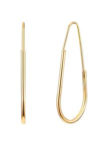 Yokoamii , Paar Creolen »Set: Y49« Creolen gelbgold , gelbgold , 41,8 mm , Moderne Ohr-Creolen für Damen