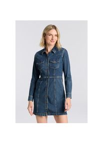 Levi's Levi's , Jeanskleid »FLYNN WESTERN COR« Brusttaschen Eingrifftaschen Western-Style , THERE WE GO , N-Gr , S (36) -N-Gr , S (36) , Jeanskleid von...