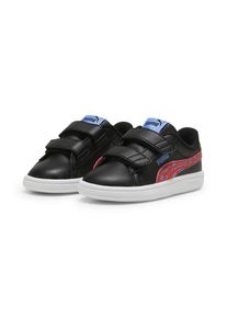 Puma , Kinder , Sneaker »SMASH 3.0 L MASKED HERO V INF« für Kinder , Puma Black-Active Red-Puma White , 25 , 25 , KinderFit Klettverschluss mit...