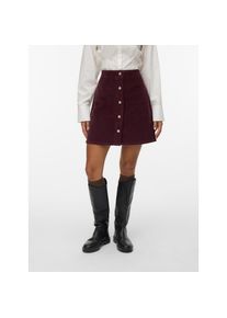 V&eacute;ro Moda Vero Moda, Damen, Cordrock &raquo;VMETTA HR SHORT CORD SKATER SKIRT NOOS&laquo;, Winetasting, XL (42), Winetasting, Minirock von Vero Moda