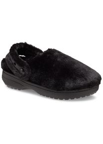 Crocs, Damen, Clog &raquo;Classic Unfurgettable Clog&laquo; , Hausschuh, Freizeitschuh mit schwenkbarem Fersenriemen, schwarz, 37, schwarz, Kuschelige Clogs f&uuml;r 